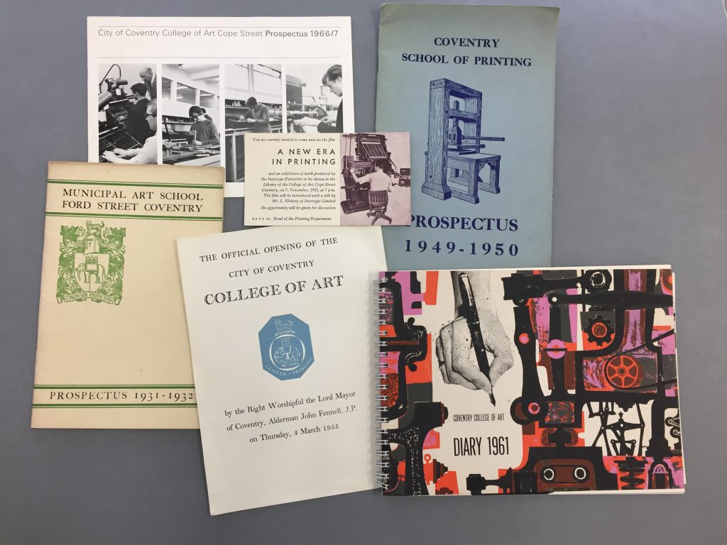 Publications from one of the university's predecessors the Coventry School of Art