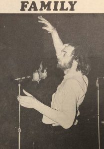 Roger Chapman of Family, playing at the 1968 Lanchester Arts Festival.
