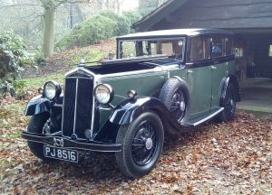 The 1932 Lanchester 15/18 car to be used by Coventry University for promotional activities